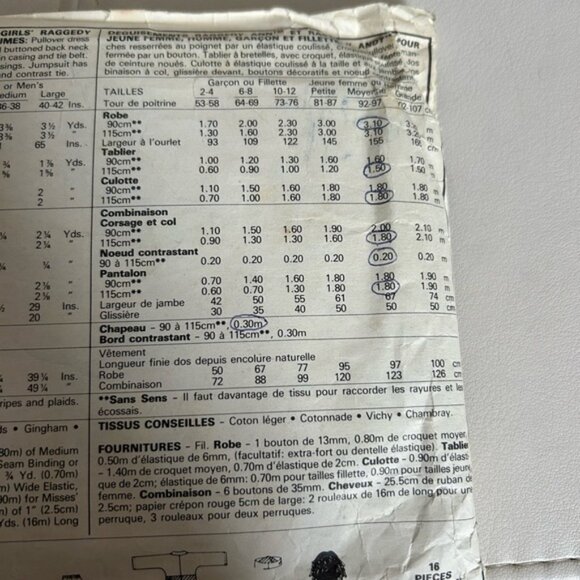 McCall 2625 Raggedy Ann and Andy family costume with kid costumes see kit 🥰 - Picture 5 of 6